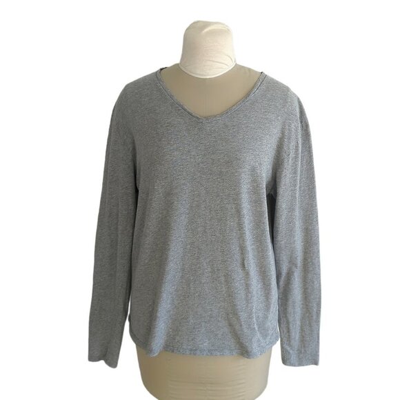 Scotch &  Soda V-Neck Long Sleeve T-Shirt - Picture 1 of 4